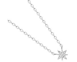 Collier étoile argent et oxydes Stepec - TSJSUPOU