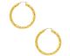 Boucles d'oreilles créoles or - 2526