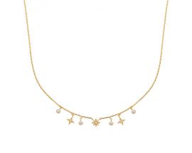 Collier plaqué or oxydes Stepec - ESJSUJOU