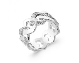 Bague argent et oxydes Stepec - BEOPXBP