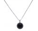 Collier acier et onyx Stepec - IG 417