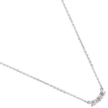Collier or blanc & diamant synthétique Diamanti - DS3015.21