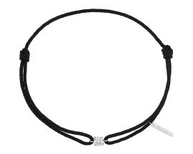 Bracelet cordon or blanc & diamants synthétiques Diamanti - DS4007.21