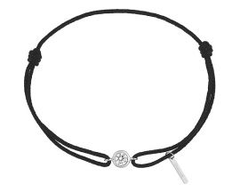 Bracelet cordon or blanc & diamant synthétique Diamanti - DS4008.21