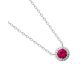 Collier argent oxydes Stepec - TSJXJSOU
