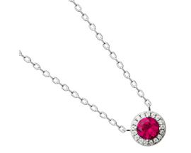 Collier argent oxydes Stepec - TSJXJSOU