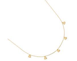 Collier plaqué or coeurs Stepec - EIBEBUOU
