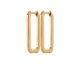 Boucles d'oreilles pendants plaqué or Stepec - IUEIPPP