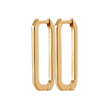 Boucles d'oreilles pendants plaqué or Stepec - IUEIPPP