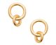 Boucles d'oreilles pendants plaqué or Stepec - IUEJTPP