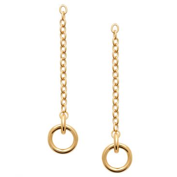 Boucles d'oreilles pendants plaqué or Stepec - IUEJEPP
