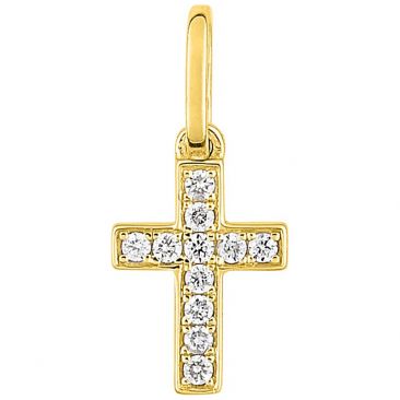 Pendentif croix or & diamants - 3.425.30