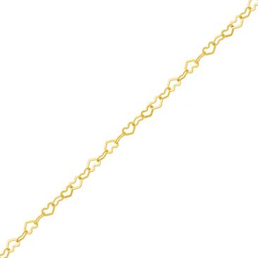 Collier or coeurs - 571.1