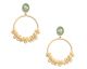 Boucles d'oreilles pendants Les Cadettes - Eclosion finition or - 70419001948000