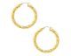 Boucles d'oreilles créoles or - 2524