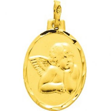 Médaille ange or - 660043