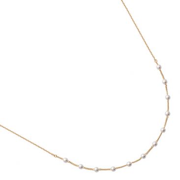 Collier plaqué or perles Stepec - ESJXIJOU