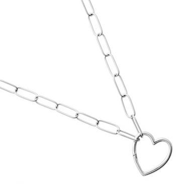 Collier argent coeur Stepec - SIBEIOOU