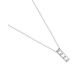 Collier argent oxydes LINEARGENT - 18509-PE