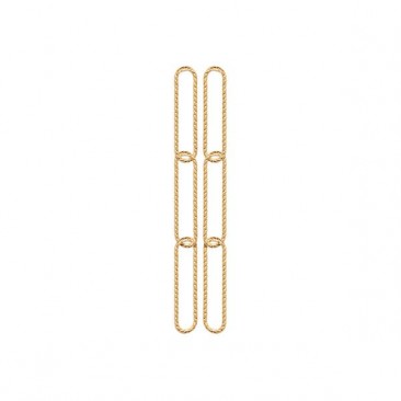 Boucles d'oreilles pendants plaqué or Stepec - IUTUSPP
