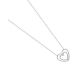 Collier argent coeur Stepec - SIBEPJOU