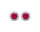 Boucles d'oreilles argent oxydes Stepec - BJPPXIIP