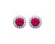 Boucles d'oreilles argent oxydes Stepec - BJPPXIIP