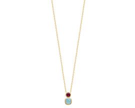 Collier plaqué or empierré Stepec - ESJOPIOU