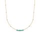 Collier plaqué or empierré Stepec - ESJOIIOU