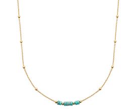 Collier plaqué or empierré Stepec - ESJOIIOU
