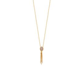Collier plaqué or quartz Stepec - ESJUIUOU