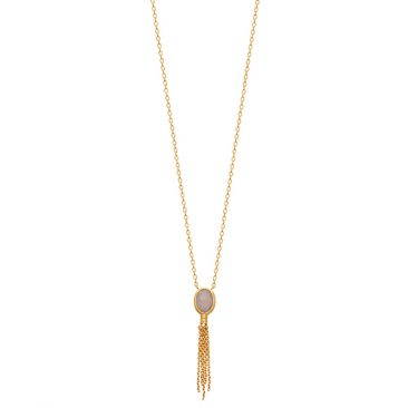 Collier plaqué or quartz Stepec - ESJUIUOU