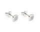 Boucles d'oreilles boutons argent & oxydes LINEARGENT - 16336-A