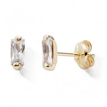 Boucles d'oreilles boutons or oxydes Stepec - nBBTOP