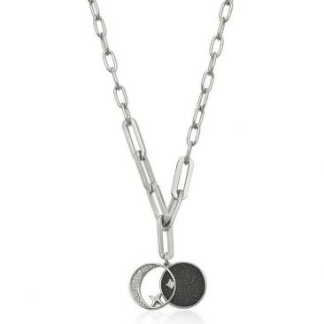 Collier argent oxydes LINEARGENT - 18831-C