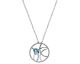 Collier argent oxydes LINEARGENT - 18840-PE