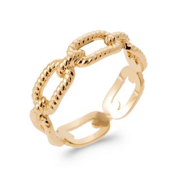 Bague plaqué or Stepec - IEBTXPP