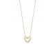Collier plaqué or coeur Stepec - EIBEPJOU