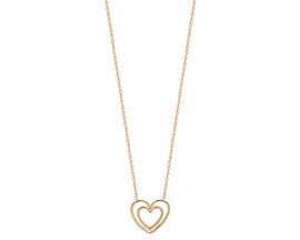 Collier plaqué or coeur Stepec - EIBEPJOU