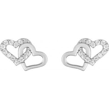 Boucles d'oreilles boutons or oxydes - 2IG33GZ