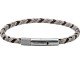Bracelet acier & cuir Rochet - HB1430399