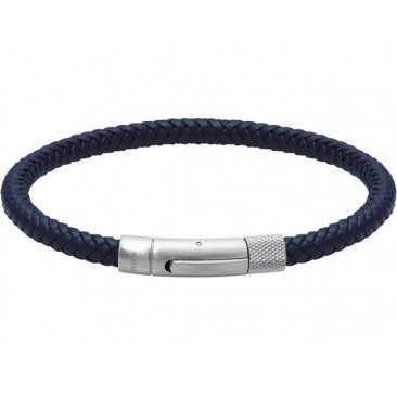 Bracelet acier & cuir Rochet - HB145006