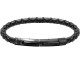 Bracelet acier & cuir Rochet - HB145101