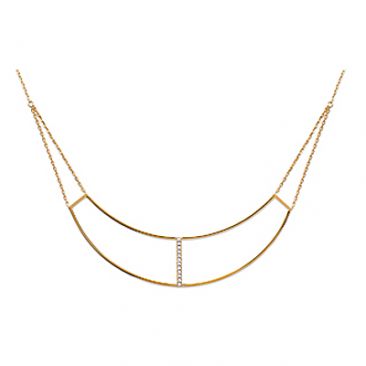 Collier plaqué or oxydes Stepec - ESBEXUOU