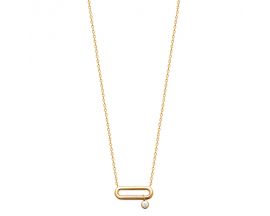 Collier plaqué or oxyde Stepec- ESJOOBOU