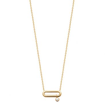 Collier plaqué or oxyde Stepec- ESJOOBOU