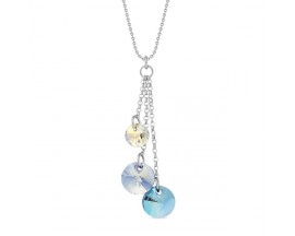 Collier argent et cristal Spark - A0200A