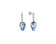 Boucles d'oreilles pendants argent et cristal Spark - A0336A