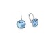 Boucles d'oreilles dormeuses argent et cristal Spark - A765A