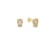 Boucles d'oreilles boutons argent et cristal Spark - G0354C